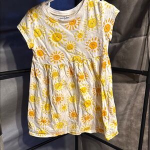 Old Navy Yellow Sunburst Dress